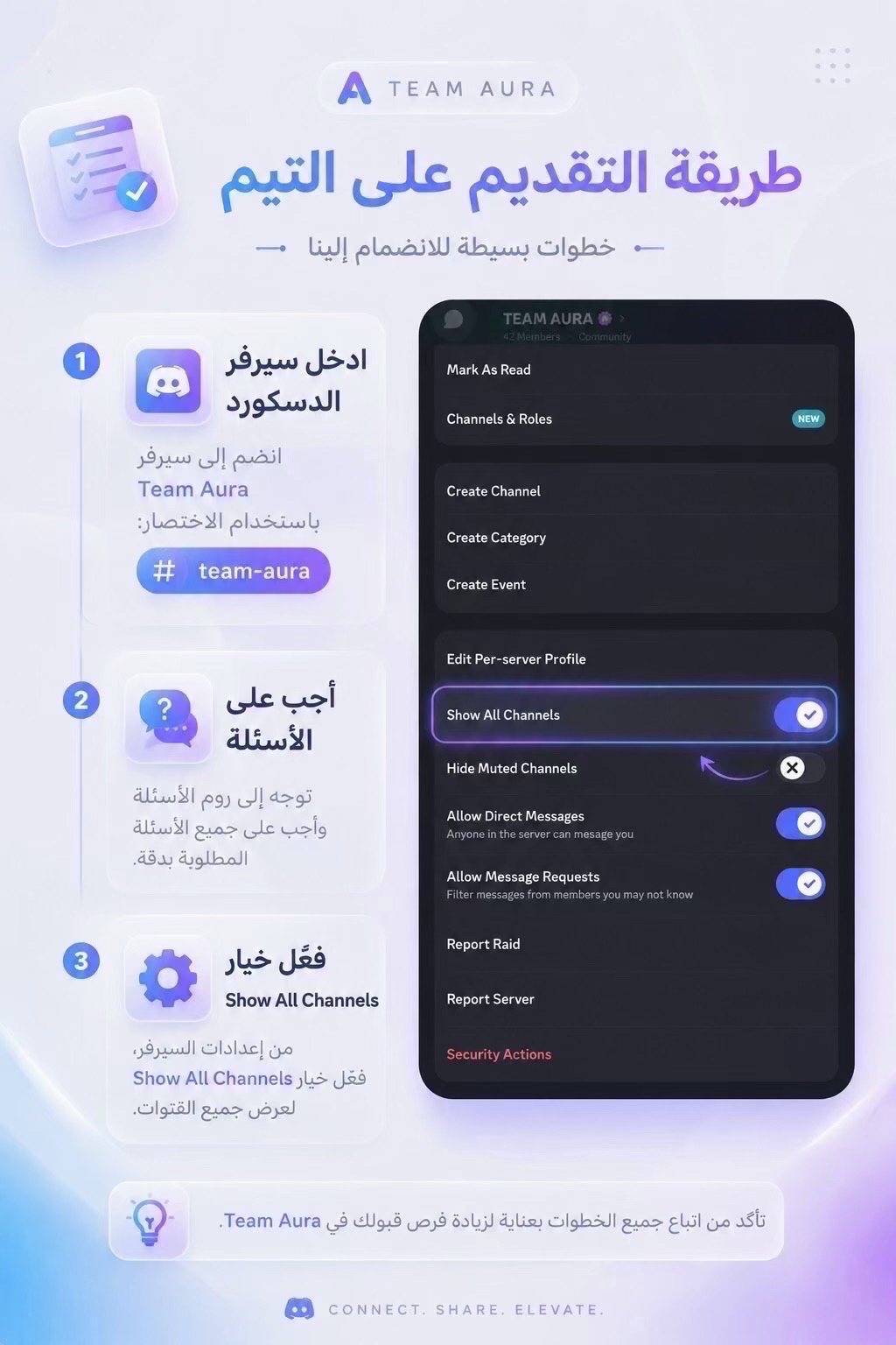 خطوات التقديم 1